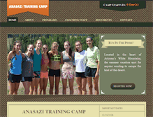 Tablet Screenshot of anasazitrainingcamp.com